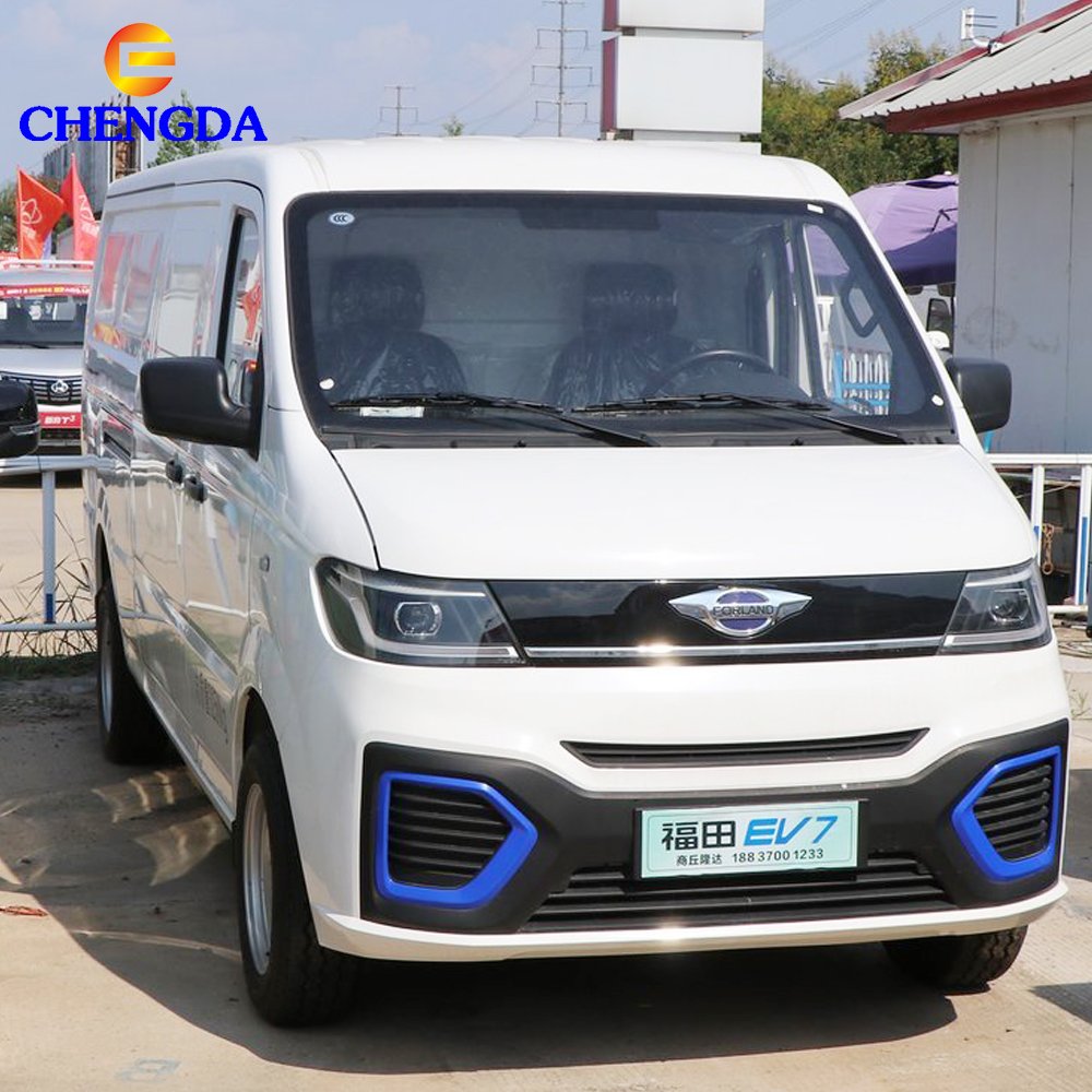 China Hot Sale Foton Refrigerator Van Truck 2 3 5 Ton Automatic Manual Transmission Euro 2 Diesel Electric Van Cargo Mini Bus
