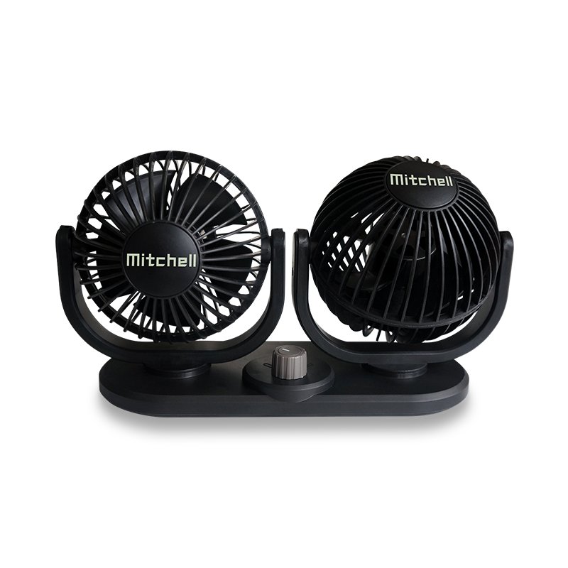 Hot Sales Rotatable Adjustable Car SUV Truck Fan Universal Electric 4 Inch 12V Car Interior Accessories Cooling Fan