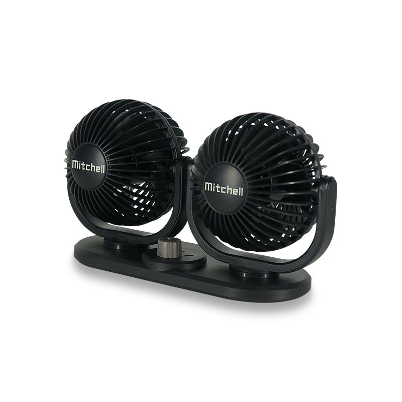 Hot Sales Rotatable Adjustable Car SUV Truck Fan Universal Electric 4 Inch 12V Car Interior Accessories Cooling Fan