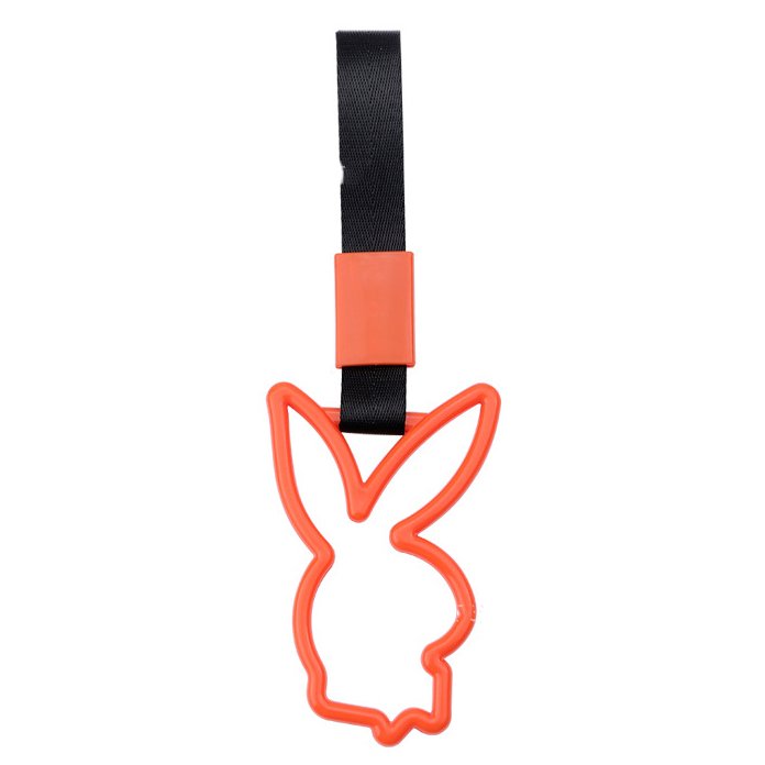 JDMotorsport88 Car Accessories Interior Decoration Rabbit Shape JDM Train Bus Handle Hand Strap Drift Charm Strap Warming Ring
