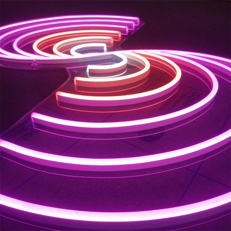 Custom Design Led Neon Sign RGB Colorful Angel Wing