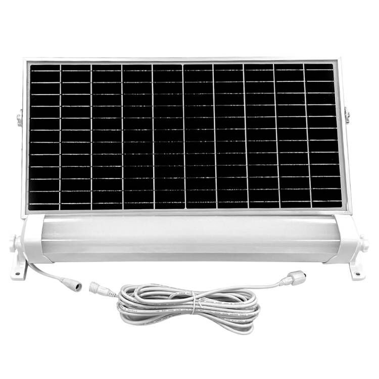 Solar Batten Light Carport Flood Bus Station Yard Led Tube Light Outdoor Indoor IP65 Waterproof Solar Tube Light Kit