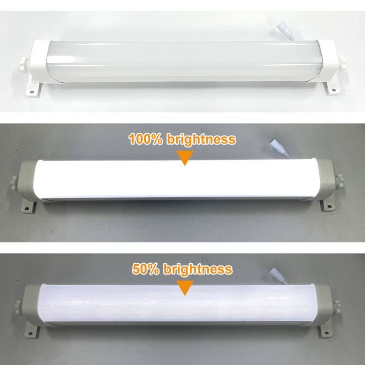 Solar Batten Light Carport Flood Bus Station Yard Led Tube Light Outdoor Indoor IP65 Waterproof Solar Tube Light Kit