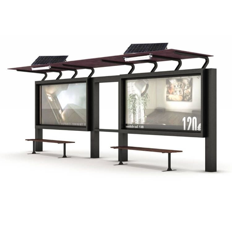 Solar Batten Light Carport Flood Bus Station Yard Led Tube Light Outdoor Indoor IP65 Waterproof Solar Tube Light Kit