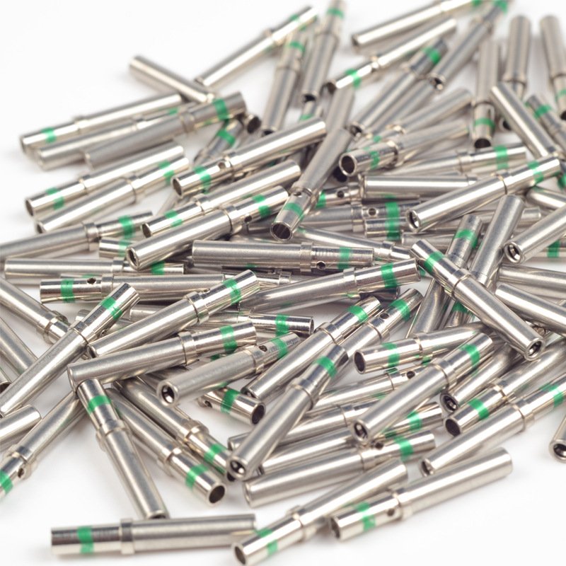 DT Pins Contact Size 16, DT Connector/Terminal Kit, for Deutsch Pins 14-20 AWG Wire Gauge Soild Terminal with Green Ring