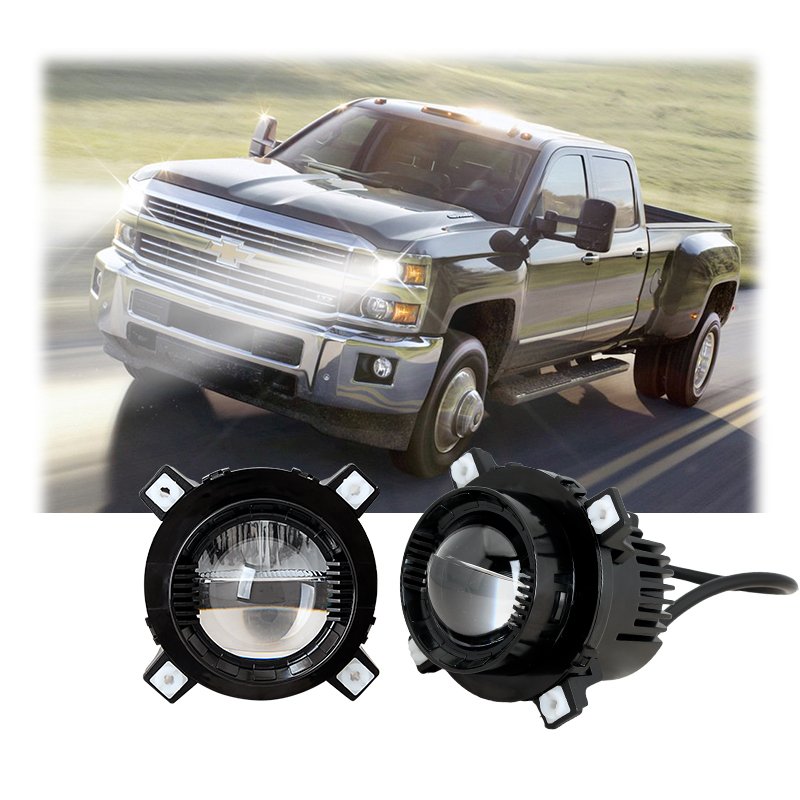 ECE E9 90mm 3.5 Inch LED Sealed Beam Headlight 22W Multifunction High Low Beam With Daytime Running Light