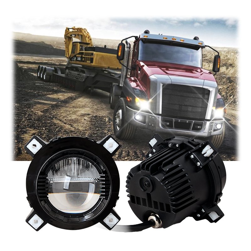 ECE E9 90mm 3.5 Inch LED Sealed Beam Headlight 22W Multifunction High Low Beam With Daytime Running Light