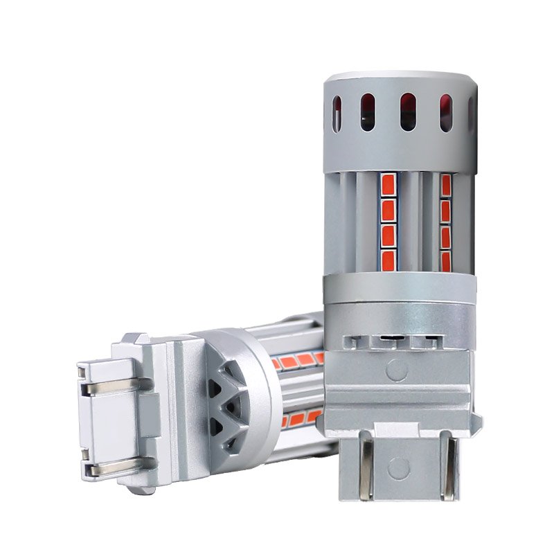 3020*24SM F3 Series Canbus LED Signal Light With Fan 24W Canbus 800LM Red Tail Light/Stop Light 1156 7440 3156 BAU15S