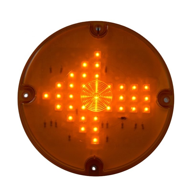 Round School Bus Stop Turn Tail Lamps Amber Waterproof IP67 Best Choice Good Price 10-30V 7 Inch LED Lamp Universal 10W PC Lens