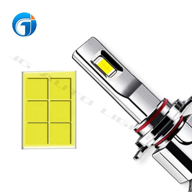 JG New 10C Led Copper Strip Series Fanless Led H4 H7 Car Bulb 3570 CSP Chip 80W 10000LM H1 H11 9005 9006 9012 Led Headlight Bulb