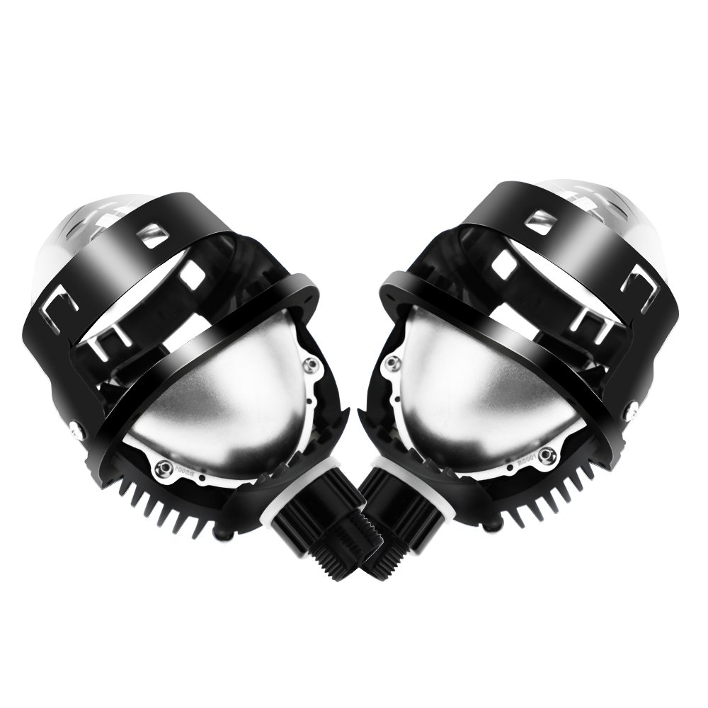 GPNE New 2.5Inch P5MAX BI LED Projector Len 110W 6000K Flat Cutting Car Headlight Motocycler Part Auto Lighting System LED