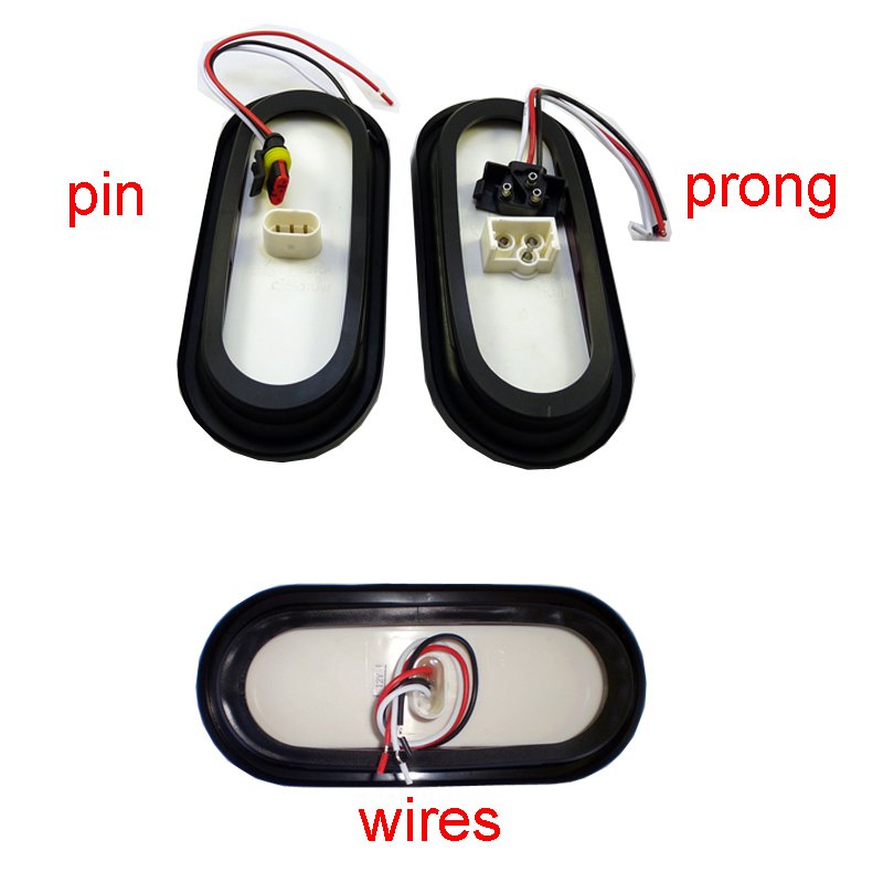 Good Price Oval Truck Work Light Clear Stop Light High-quality Tail Lamp 10-30V IP67 with DOT SAE Certification