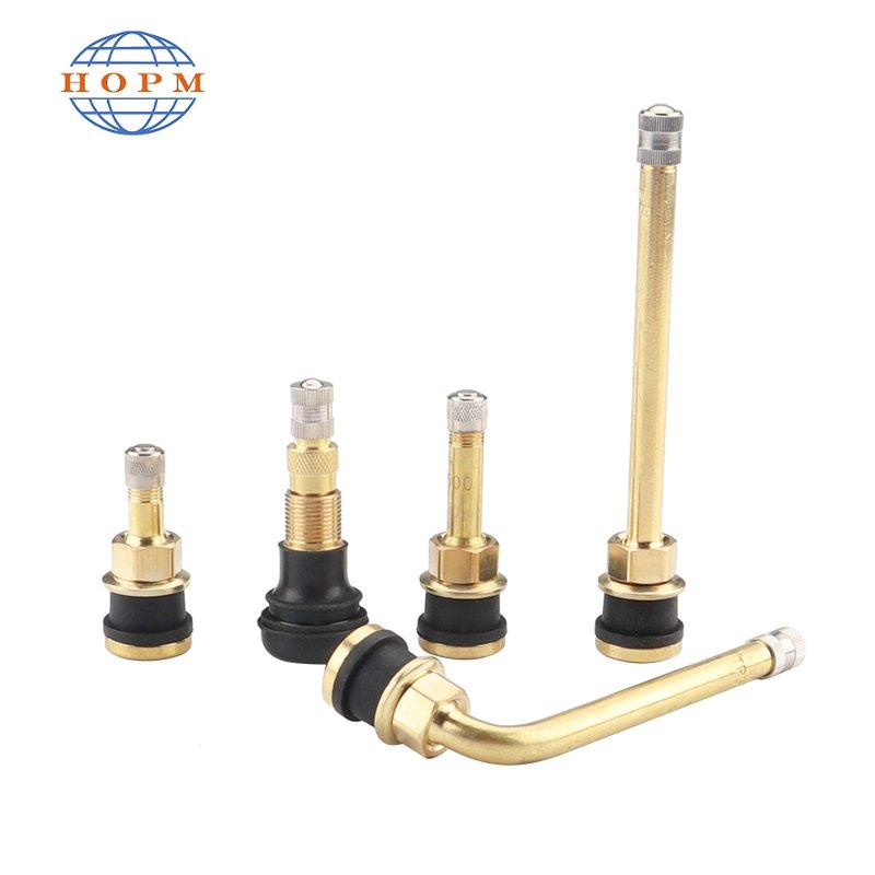Auto Car Accessories Tyre Valve TR-500 Tubeless Metal Clamp-in Valves Brass Material TR500 Tire Valve for Truck and Bus