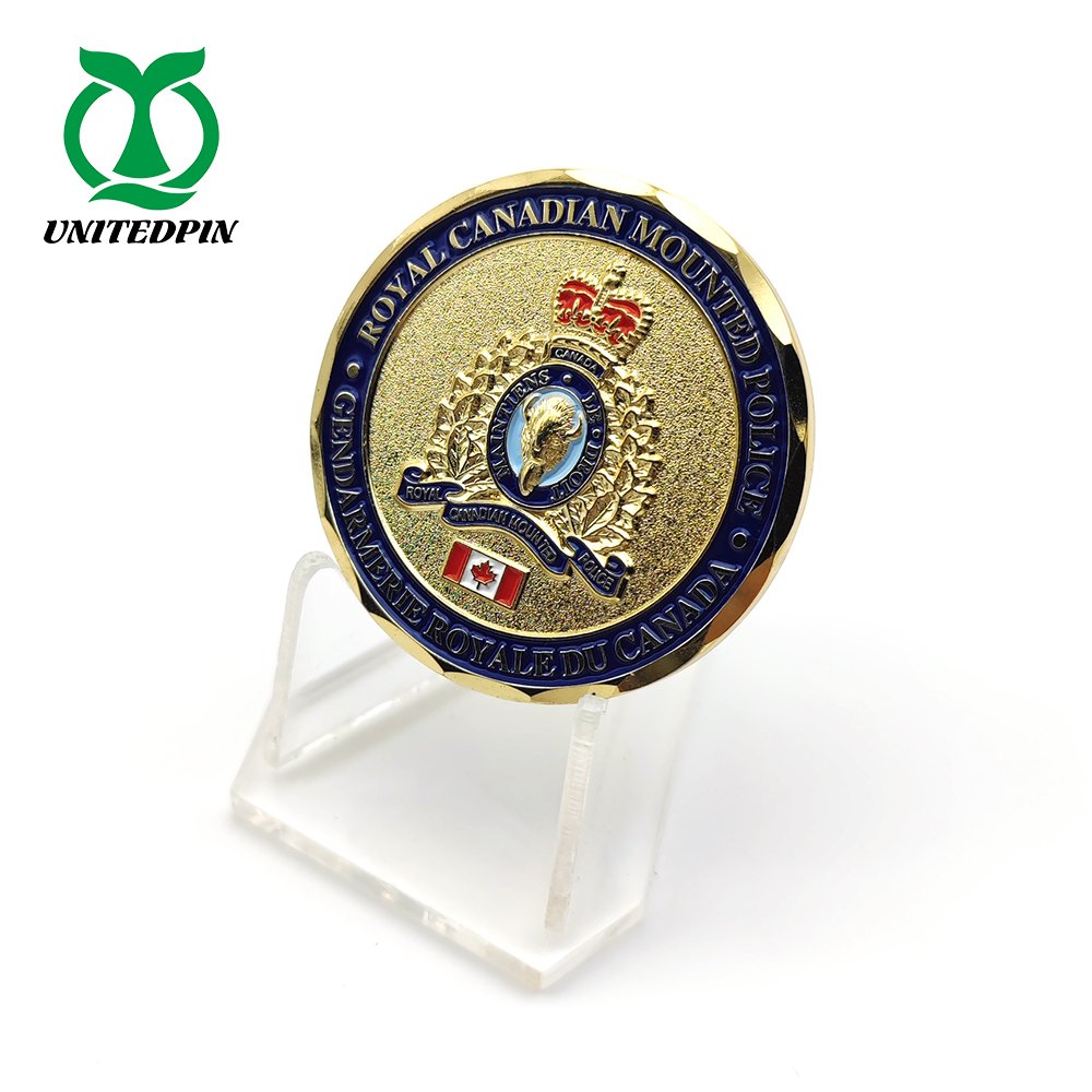 Souvenir Coin Flag Maple Shape Canadian Coins Gold Canada Enamel 2d 3d Metal Souvenir Gift Aluminum Europe Folk Art Mascot Few1