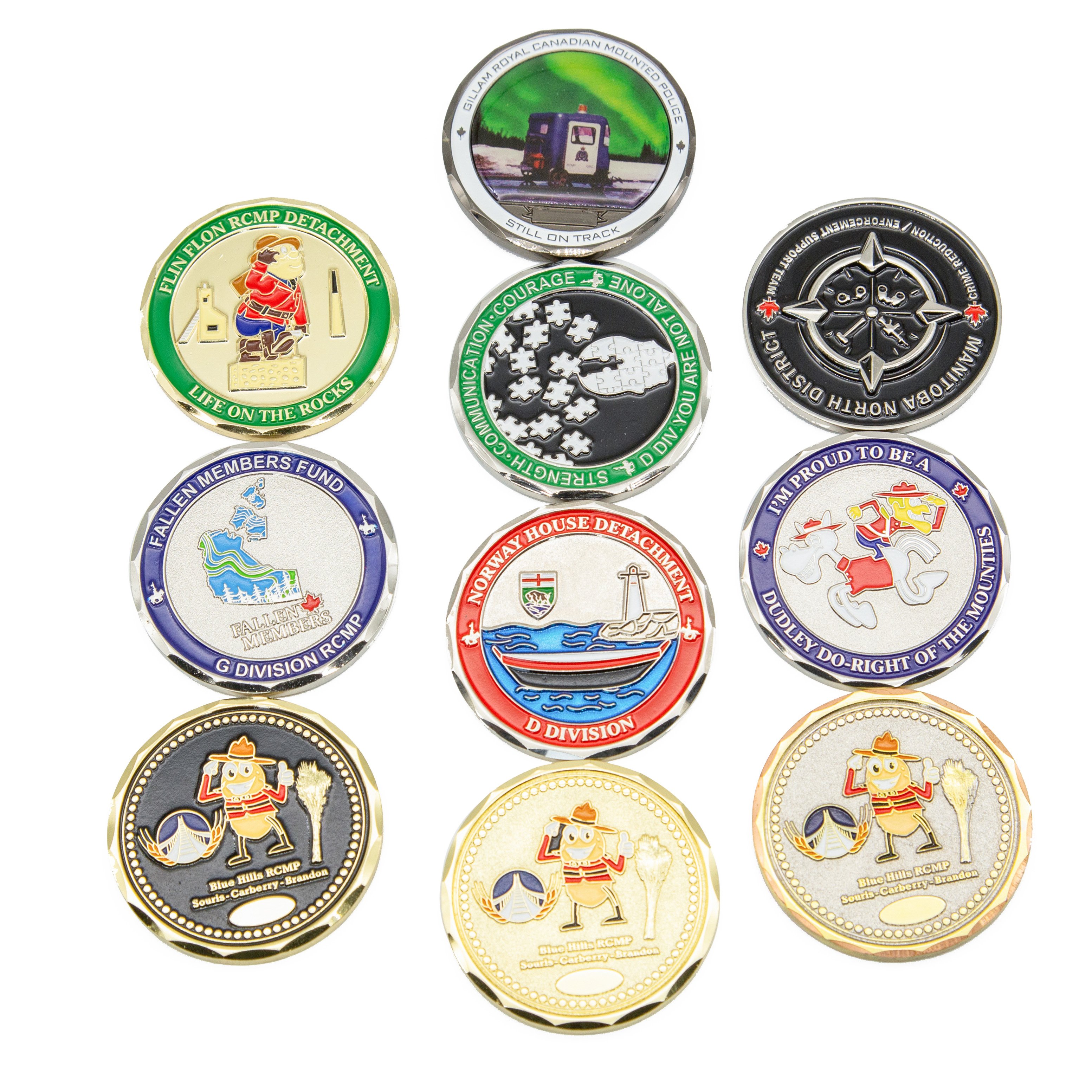 Souvenir Coin Flag Maple Shape Canadian Coins Gold Canada Enamel 2d 3d Metal Souvenir Gift Aluminum Europe Folk Art Mascot Few1