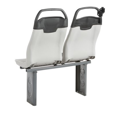 High Quality Fixed Backrest Aluminum Middle Armrest Wholesale Bus Seat Accessory for Indoor Public Transport