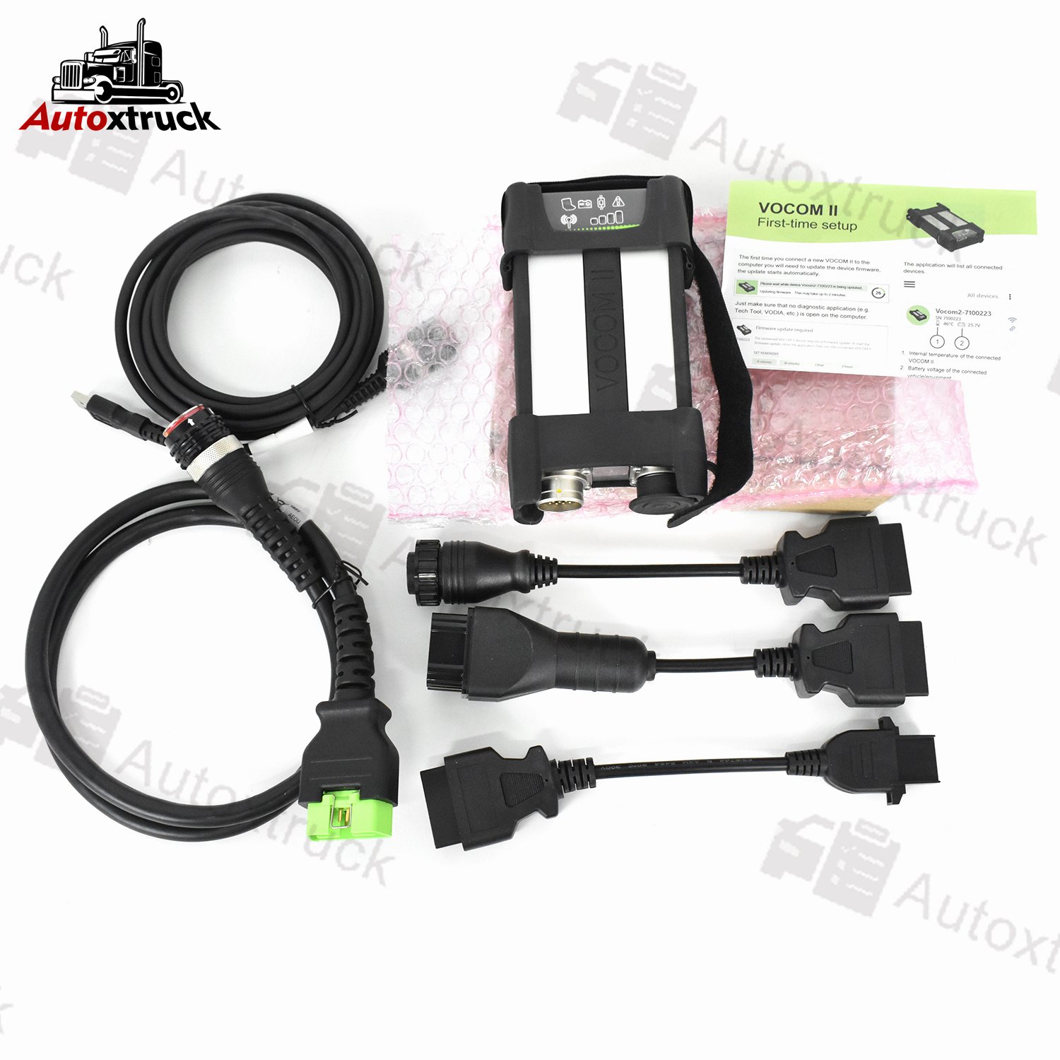Vocom 2 Original for Vocom II 2.8.150 Diagnostic Tool Vocom2 OBD2 Tool Truck Scanner Excavator Diagnostic Tool