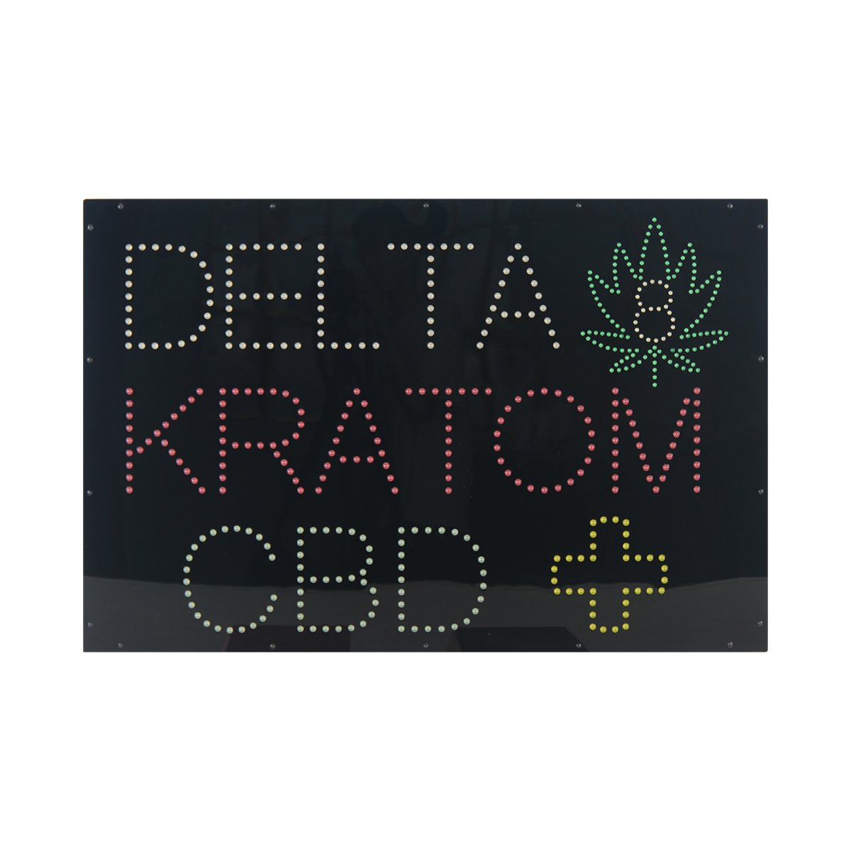 24*35" Hight Bright DEL-TA KRA-TOM C-B D Pharmacy Advertising Led Indoor Store Front Sign for Drug Shop