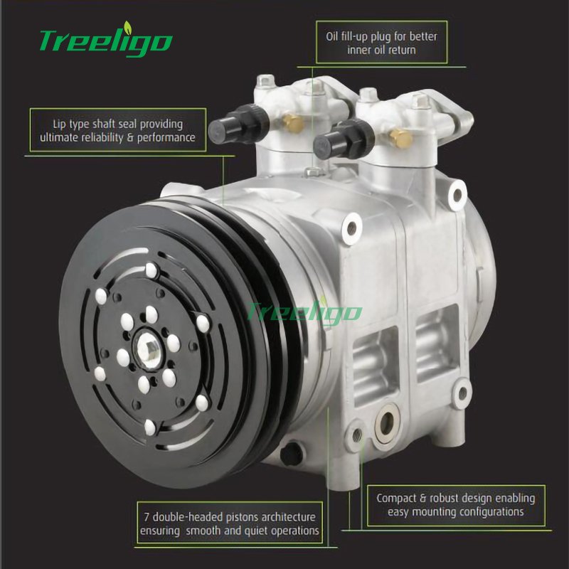 TM65 Bus Air Compressor for MAN Valeo TM 65 Ac Compressor Bus Engines AC Compressor 12V