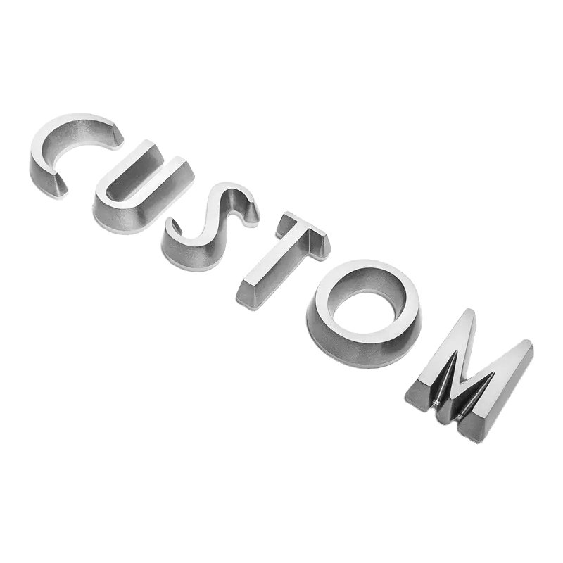 Word Letter Signage 3d Led Lighted Digital Door Sign Front and Backlit Letters 3D Lighting Acrylic Led Channel Letters Signage