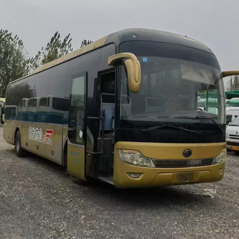 Used Luxury 14 Meter 70-Seater Coach Bus 3+2 Seats Diesel Powered with Manual Transmission and Weichai Engine