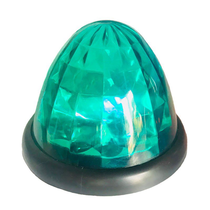 Conicalness 24V LED Side Marker Indicator Lights Front Rear Tail Clearance Lamp with Chrome Bezel for Trailer Truck