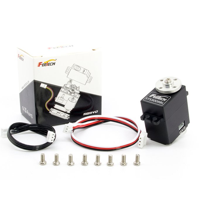 FEETECHS ST-3009-C001 6V 9kg.cm Brushless 360 Degree MagneticS Coding Serial Bus Servo for Raspberry Pi Starter Kit Robot Arm
