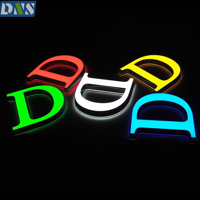Illuminated Store Outdoor Storefront Sign Acrylic Signs Led