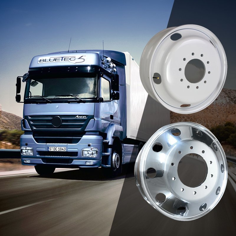 Steel Monster Truck Used Used Aluminum Rim for Big Truck Wheel Rims Center for Dump Truckl 20 Inch 24 8 Lug Semi 22.5