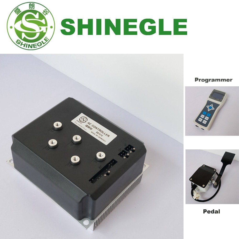 SHINEGLE 72V 7.5KW AC Motor tesla Moteur for Sightseeing Bus Mini Moke Engine Traction Motor for Electric Vehicle