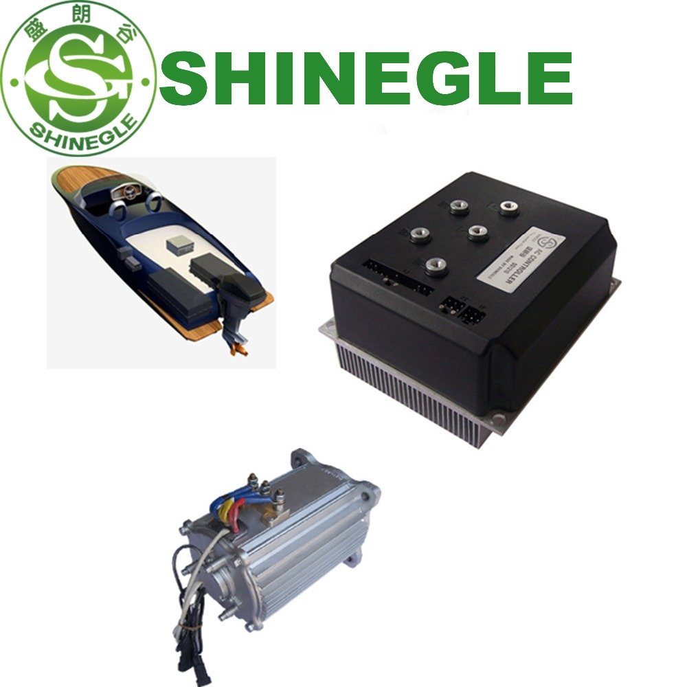 SHINEGLE 72V 7.5KW AC Motor tesla Moteur for Sightseeing Bus Mini Moke Engine Traction Motor for Electric Vehicle