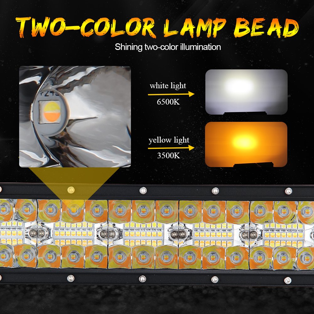 4x4 Accessories Spot Light Bars 42 Inch Row Led Curved Work Light bar ,offroad Led Driving Light Bars