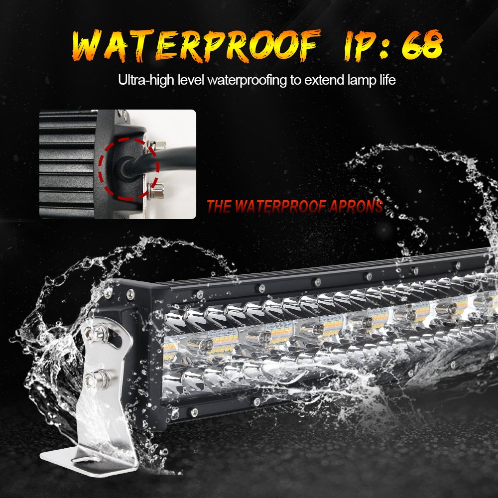 4x4 Accessories Spot Light Bars 42 Inch Row Led Curved Work Light bar ,offroad Led Driving Light Bars