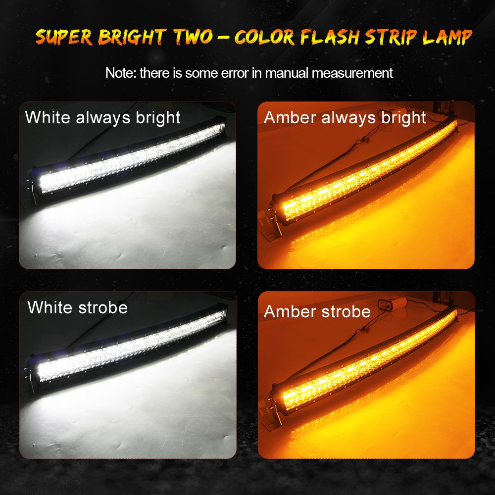 4x4 Accessories Spot Light Bars 42 Inch Row Led Curved Work Light bar ,offroad Led Driving Light Bars