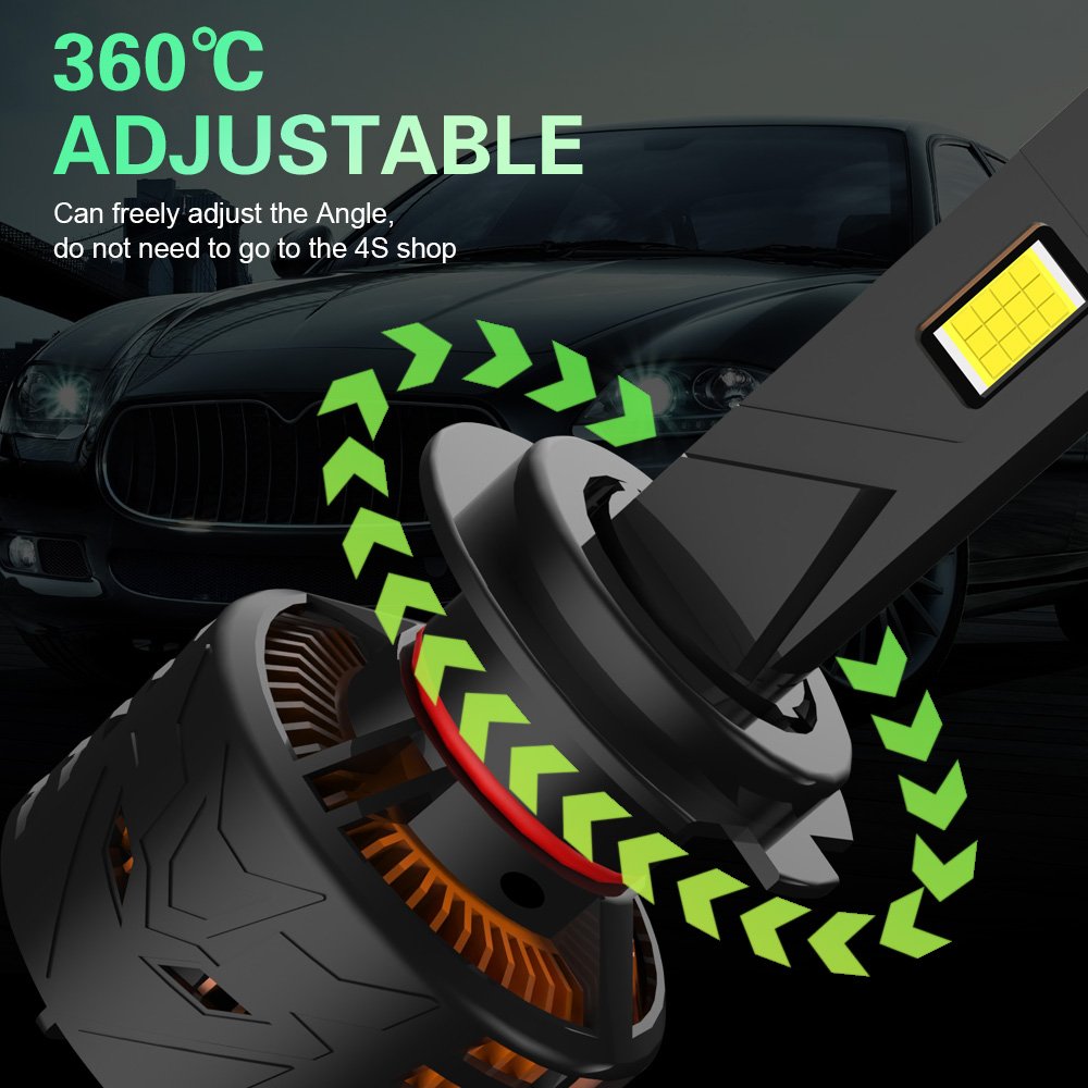 Super Power 240W Auto Led Light Headlamp H4 H7 H1 H11 9005 9006 24000LM Universal Car Lights Bulb
