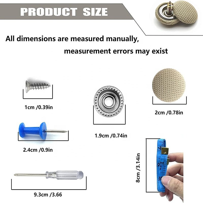 10/20/30/50/60/65/70/75/80/100pcs Car Roof Buckles Ceiling Screw Snap Rivets Retainer Headliner Repair Button