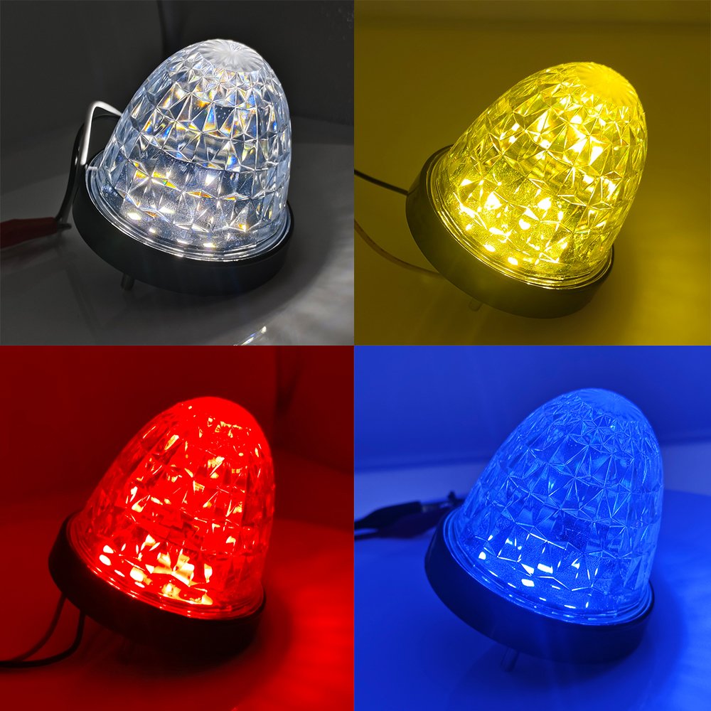 12v-48v Clearance Red clear Yellow Blue High Quality Truck Lights Led Side Marker Lights on Truck Clearance Lights for Trailer