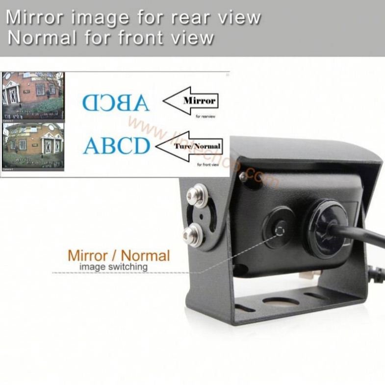 Wholesale Customized Car Accessories CCTV Camera Express Van Waterproof IP69K Wide Angle AHD Camera Truck