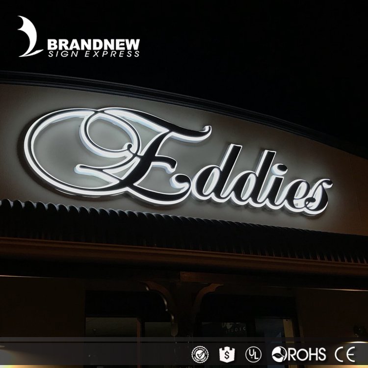 Hot Sale Custom Design Retail Storefront Led Light Letter Shop Fascia Signs