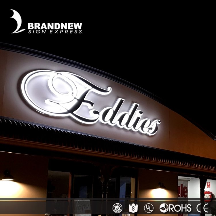 Hot Sale Custom Design Retail Storefront Led Light Letter Shop Fascia Signs
