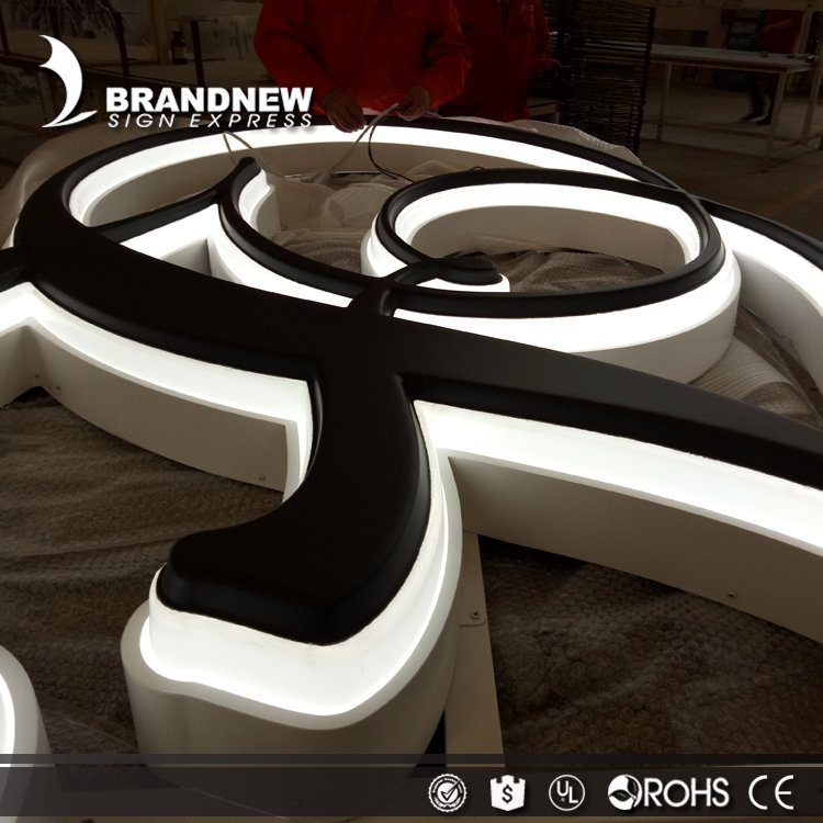 Hot Sale Custom Design Retail Storefront Led Light Letter Shop Fascia Signs