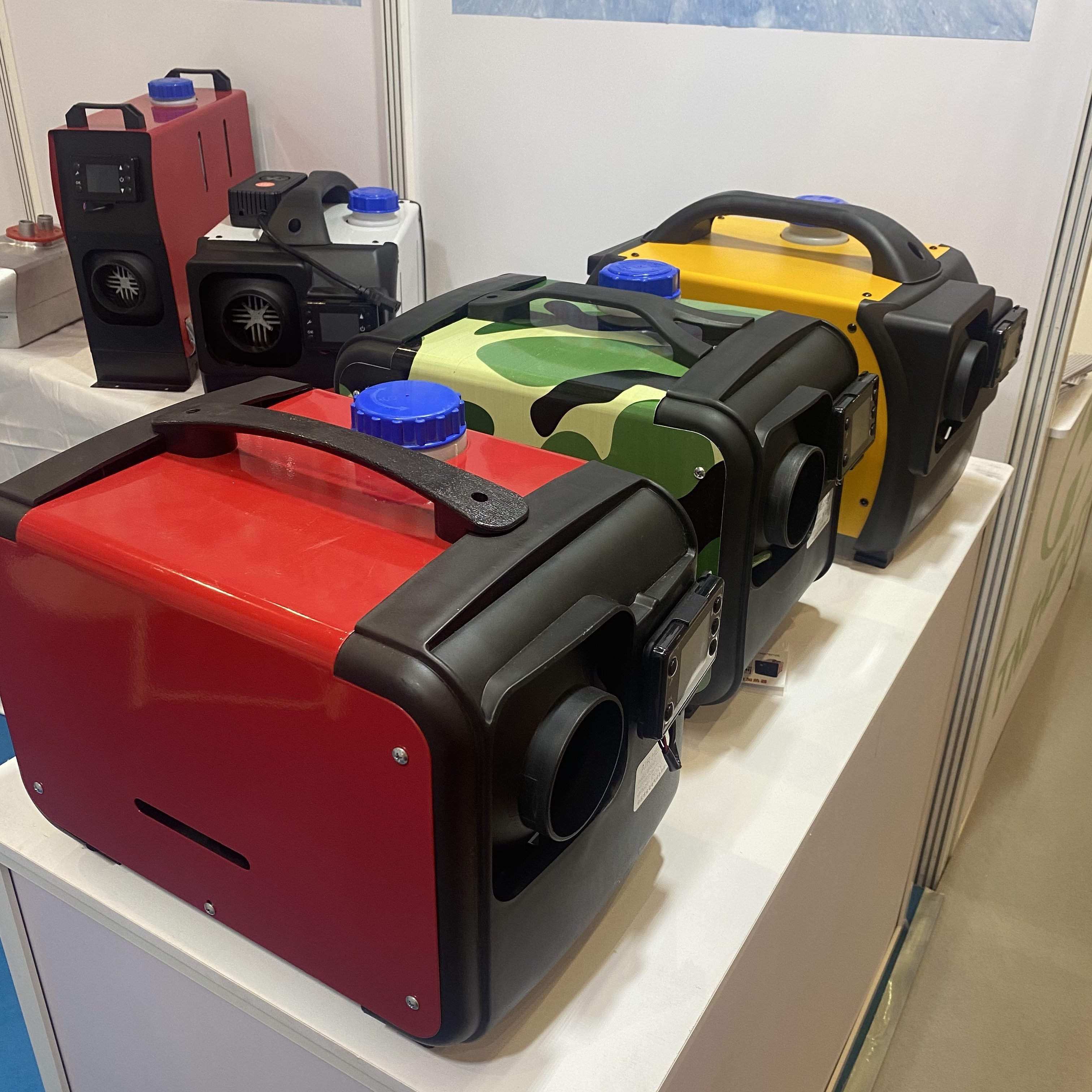 New Parking Heater Camouflage Painted Version,15L Tank,Diesel Air Heater 12V,Muffler, Diesel Parking Heater