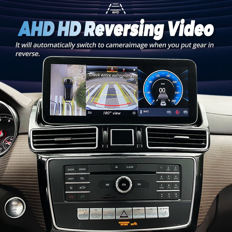 12.3inch Car Multimedia Carplay for Benz Gl350 Gls450 Gls400 Gls63 Gls550 GLS GLE Ml400 W166 Gle400 GPS Video Player Android 13
