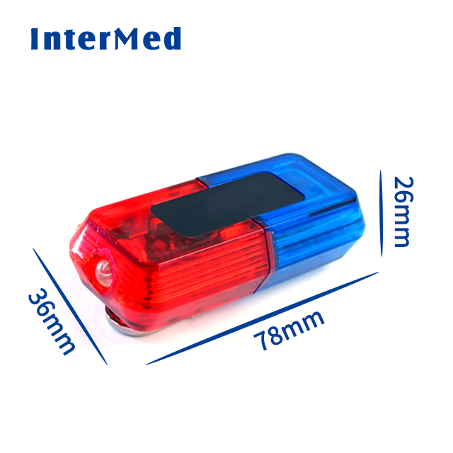 Traffic Shoulder Lamp Blue Red Patrol Flashing Warning Led Strobe Shoulder Light