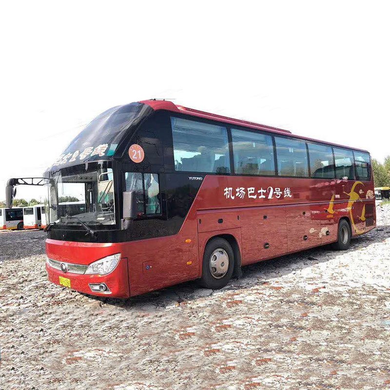 Used Highly Refurbished 2 Doors 53 Seats Luxury coach Bus for Long-distance Transporting
