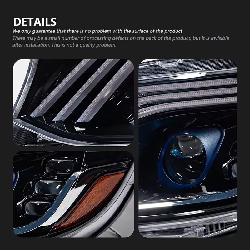 XT Upgrade for Mercedes Benz Sprinter W907 907 2018-2023 Maybach LED Headlight Head Light Front Light Plug and Play Accessories