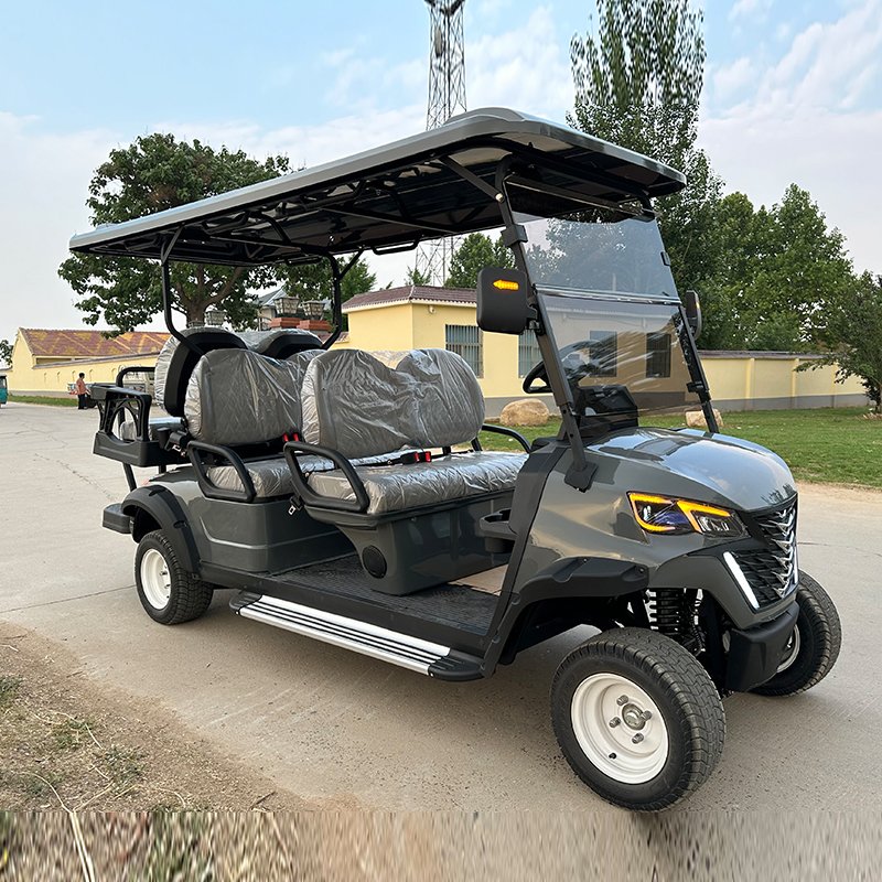 2024 6-Wheel Electric Buggy Off-Road Travel Capable Sightseeing Vehicle Accommodates 8 People Electric Golf Cart