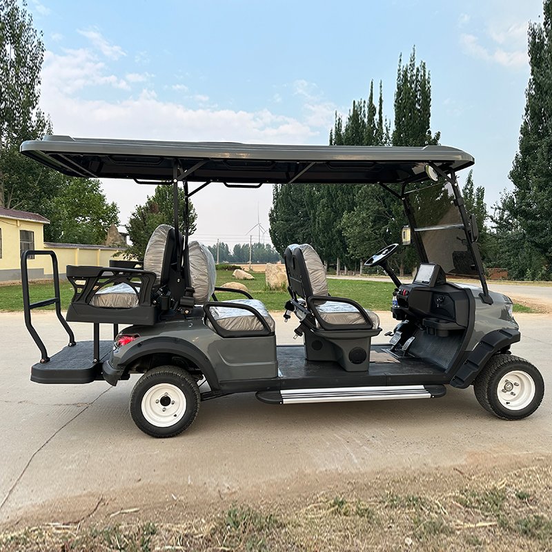 2024 6-Wheel Electric Buggy Off-Road Travel Capable Sightseeing Vehicle Accommodates 8 People Electric Golf Cart