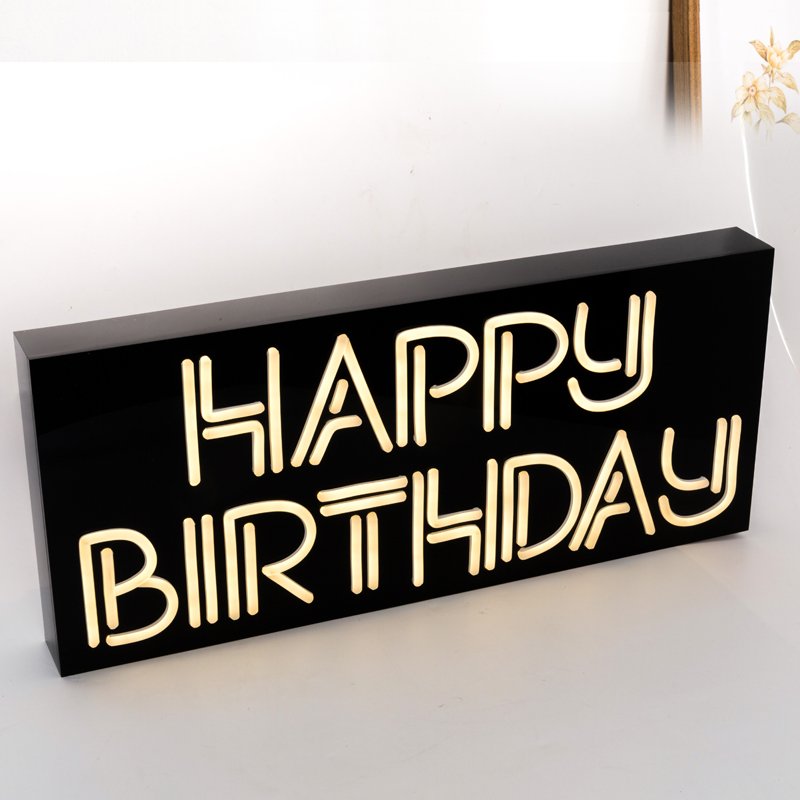 Custom Faux Neon Light Wall Decor Personalized Led Illuminated Sign Acrylic Neon Sign Letters for Retail Shop