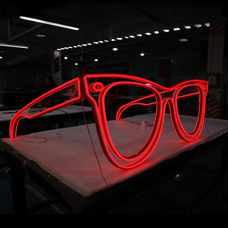 Custom Faux Neon Light Wall Decor Personalized Led Illuminated Sign Acrylic Neon Sign Letters for Retail Shop